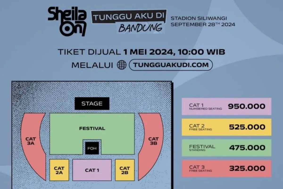 Sheila On 7 Rilis Harga Tiket Tur Konser "Tunggu Aku Di" di Lima Kota Indonesia