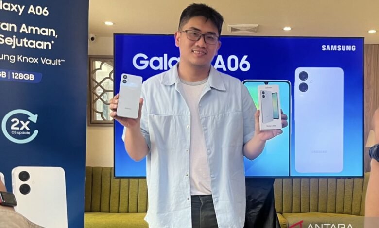 Samsung Galaxy A06 dilengkapi sistem proteksi berlapis