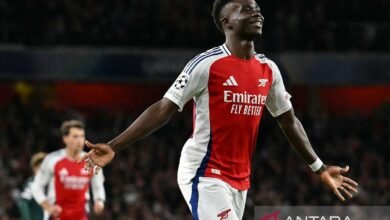 Arteta pastikan Saka alami permasalahan hamstring