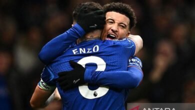 Laga Chelsea vs Klub sepak bola Klub sepak bola Everton berakhir imbang tanpa gol