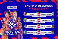 Live pada MNCTV Pro Futsal League 2025, Halus FC DKI Ibukota vs Unggul FC Malang